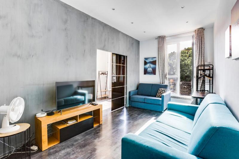 193 Suite Devaux - Superbe Appartement A Parijs Buitenkant foto